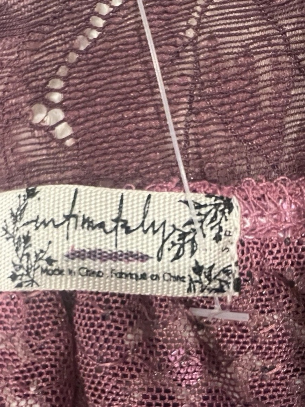 🆕 Free People Right Rhythm Sequin Cami Top Small Wine Combo - Picture 13 of 15